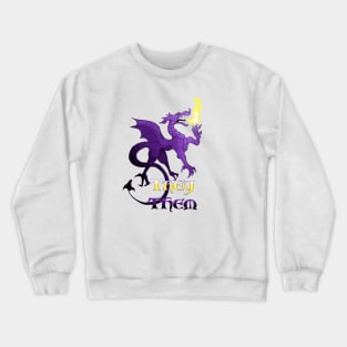 Non-Binary Dragon Crewneck Sweatshirt